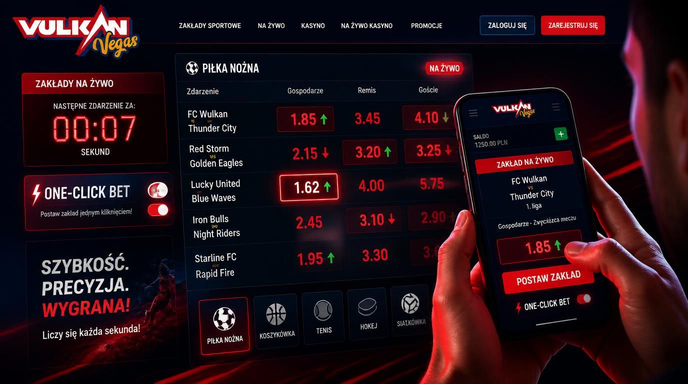 Przycisk One-Click Bet, szybkość i zmieniający się kurs